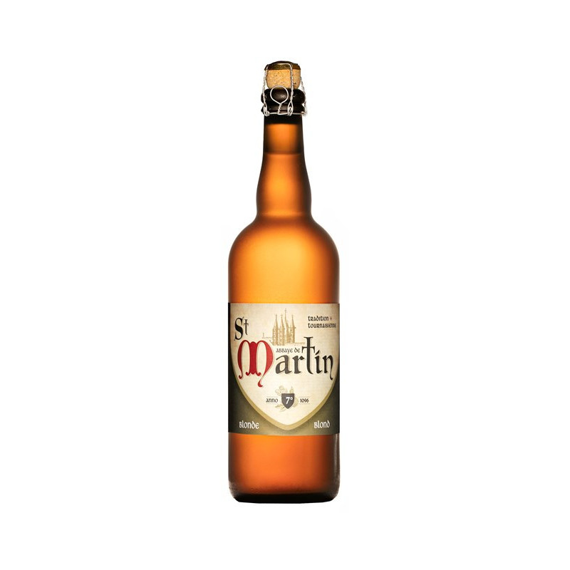 Bière blonde Abbaye de St Martin 75 cl