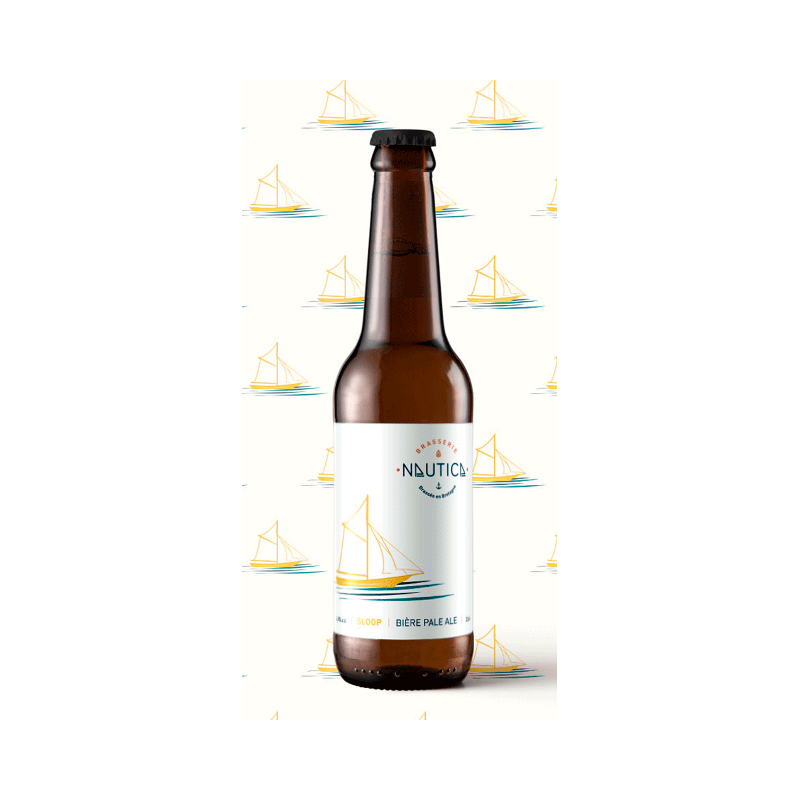 Bière blonde Sloop" Brasserie Nautica 33 cl"