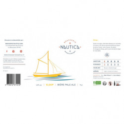 Bière blonde Sloop" Brasserie Nautica 75 cl"