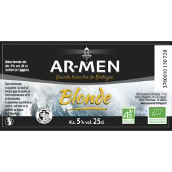 Bière blonde Ar-Men Pack 6x25 cl