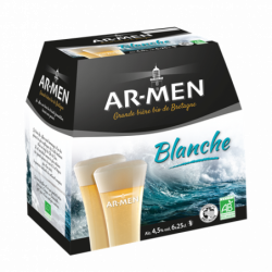 Bière blanche  Ar-Men Pack 6x25 cl