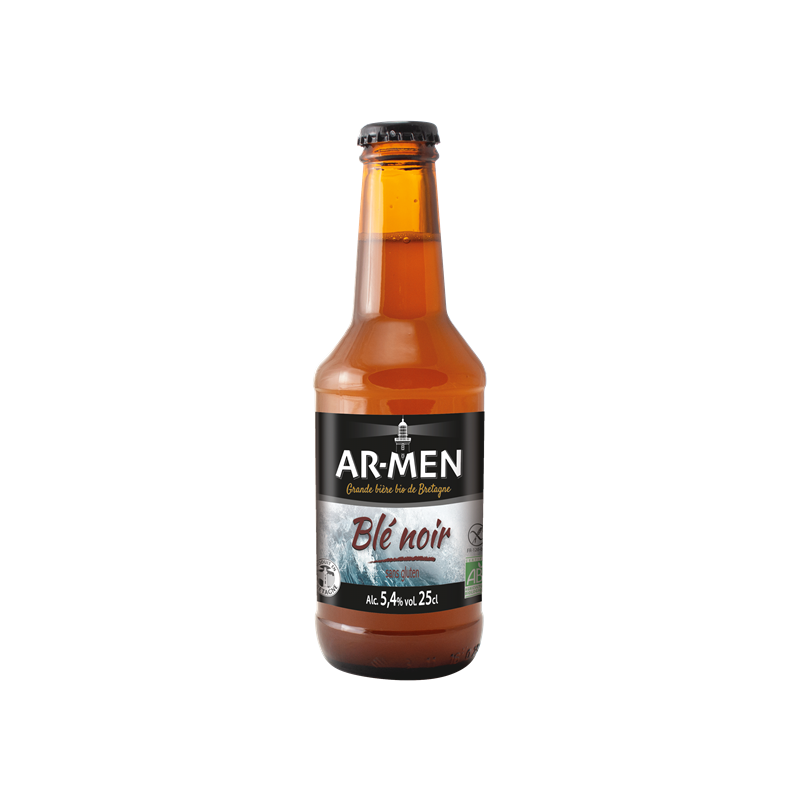 Bière au blé noir, sans gluten, Ar-Men 6x25 cl