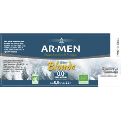 Bière 0% alcool Ar-Men Pack 6x25 cl