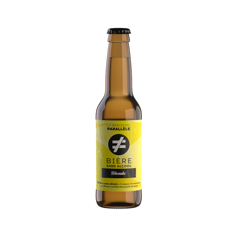 Bière blonde sans alcool  Brasserie Parallèle 33cl