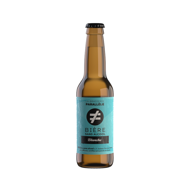 Bière blanche sans alcool  Brasserie Parallèle 33cl