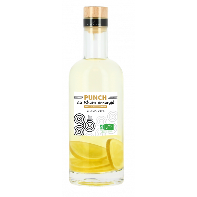 Punch au rhum arrangé citron vert 50cl