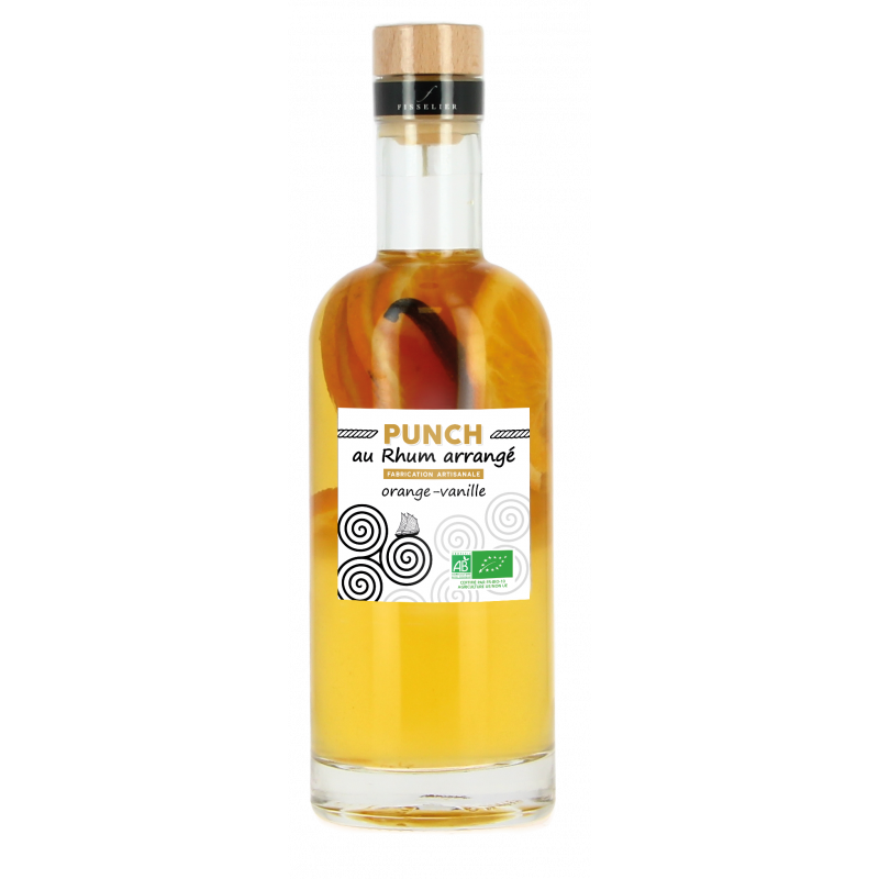 Punch au rhum arrangé orange vanille 50cl