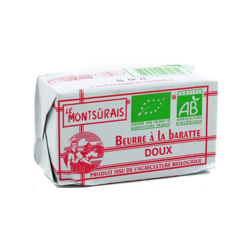 Beurre de baratte doux 250g