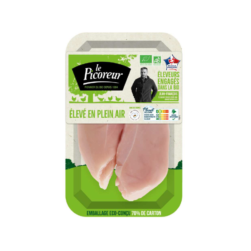 Escalope de filet de poulet fermier (x2) 200g