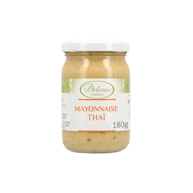 Mayonnaise façon Thaï, au piment rouge et gingembre 180g