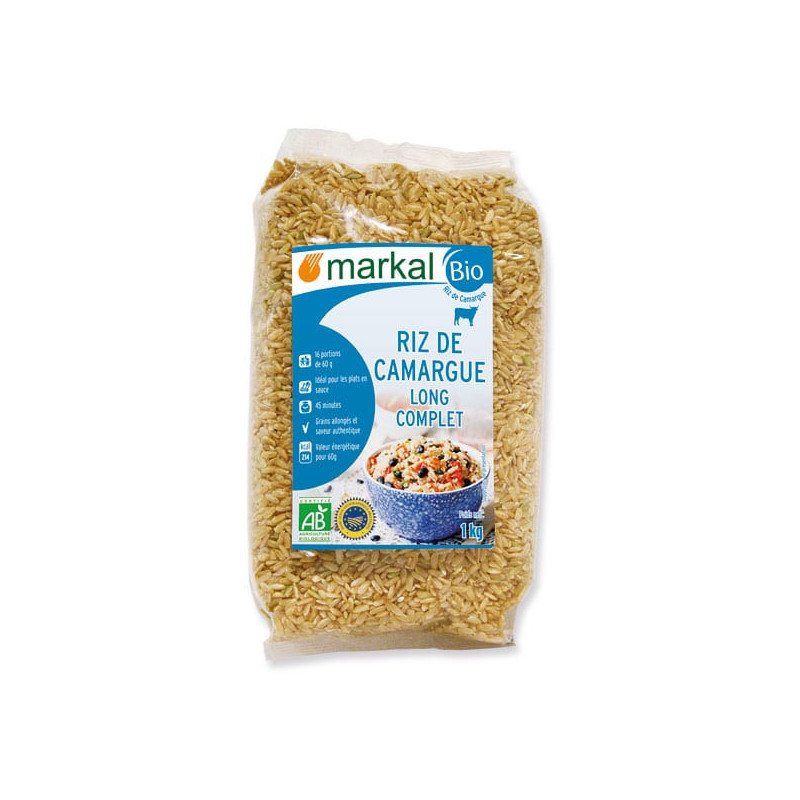 Riz long complet de Camargue IGP 1kg