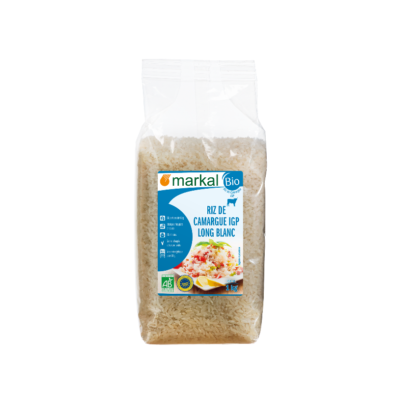 Riz long blanc de Camargue IGP 1kg