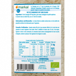 Riz long blanc de Camargue IGP 1kg