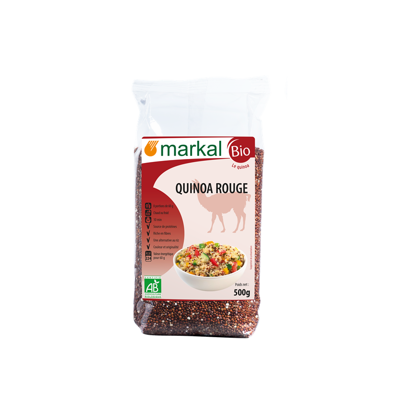 Graine de quinoa réal rouge 500g