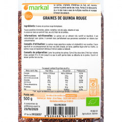 Graine de quinoa réal rouge 500g