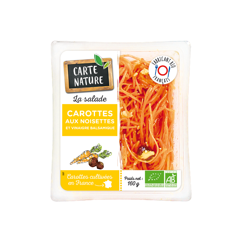 Carotte aux noisettes et vinaigre balsamique 160g