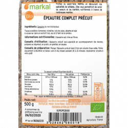 Epeautre précuit (étui carton) 500g