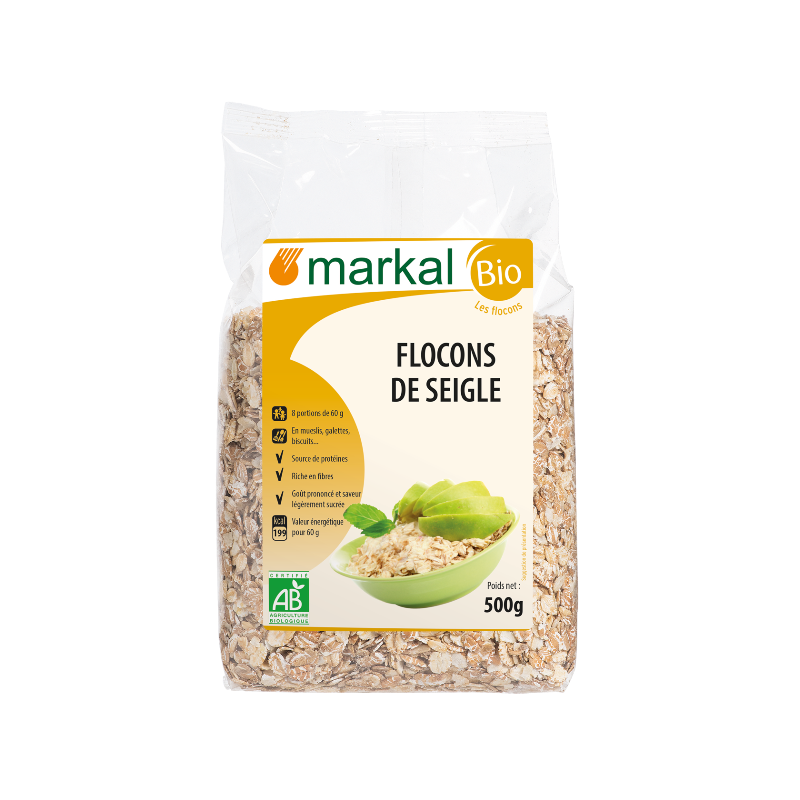 Flocons seigle 500g