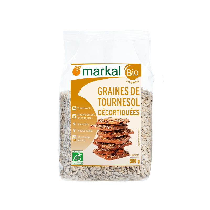 Graines de tournesol décortiquée 500g