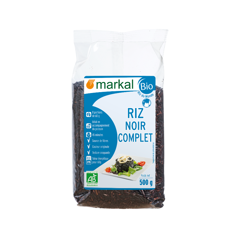 Riz noir complet Thaïlande 500g