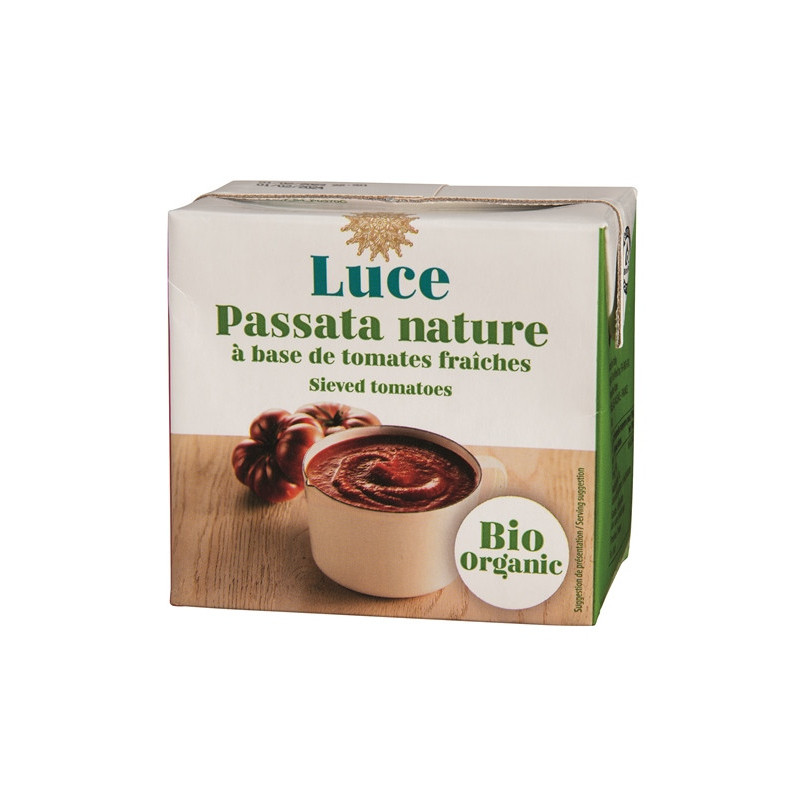 Passata nature (sauce tomate) brique tétra 500g