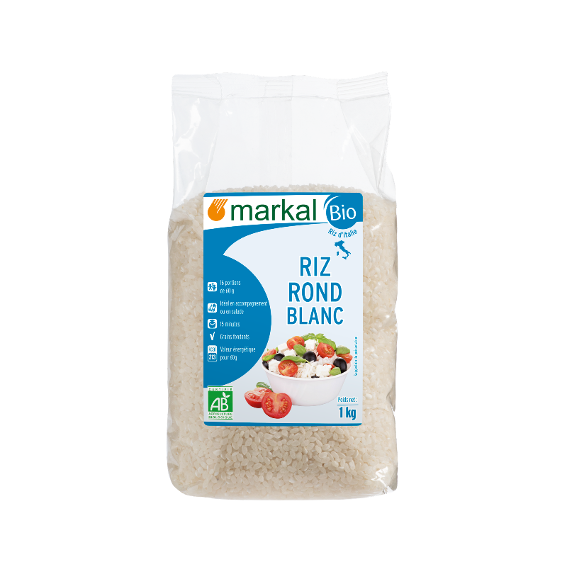 Riz rond blanc 1kg