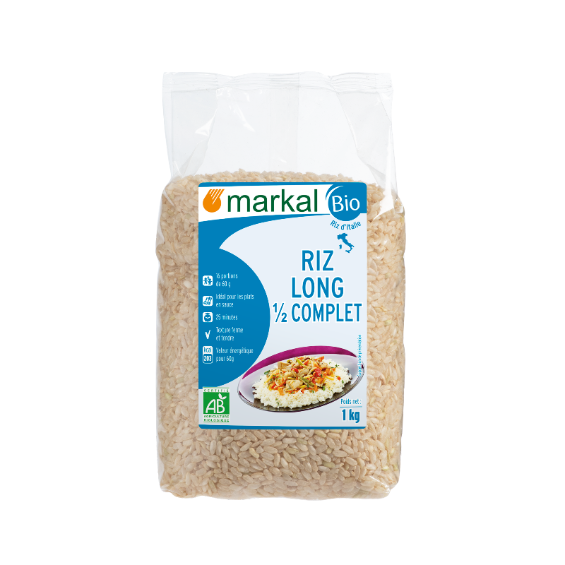 Riz long 1/2 complet 1kg