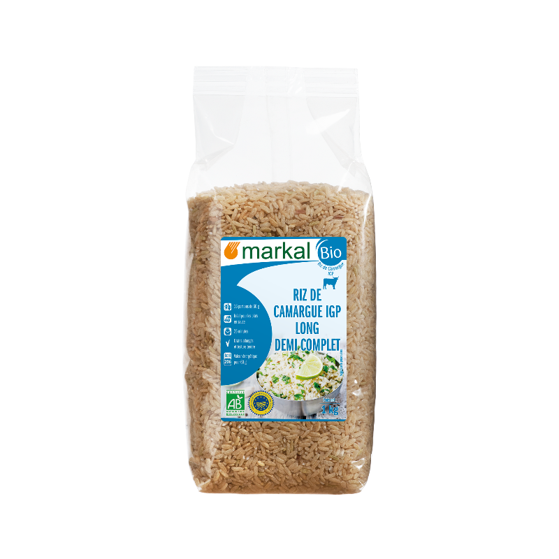 Riz long 1/2 complet de Camargue IGP 1kg