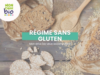 Régime sans gluten : Mon Drive Bio vous accompagne